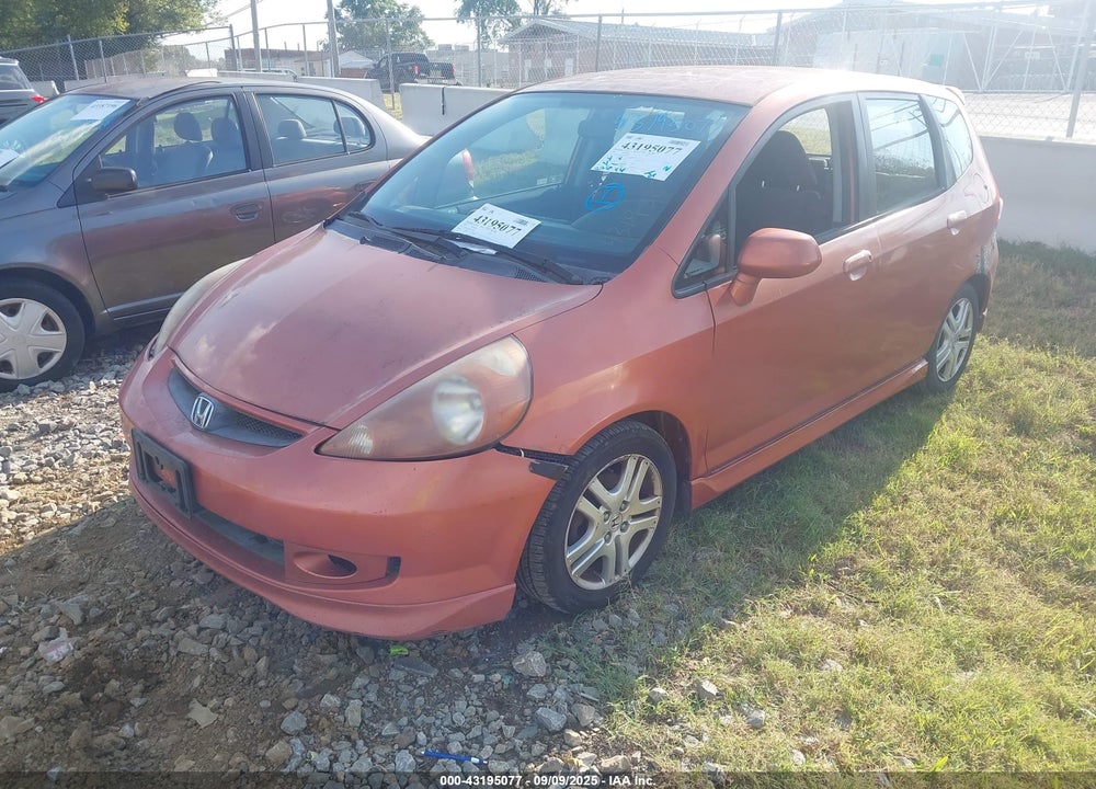 2007 HONDA FIT SPORT VIN: JHMGD38657S052895