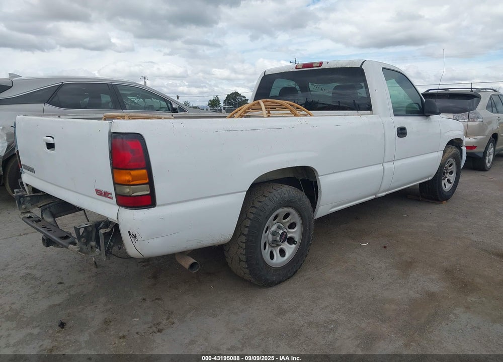 2005 GMC NEW SIERRA C1500 VIN: 1GTEC14V65Z900736