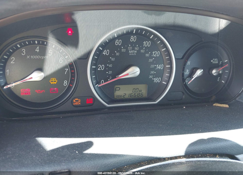 2007 HYUNDAI SONATA VIN: 5NPEU46F17H167462