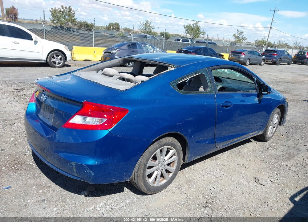 2012 HONDA CIVIC VIN: 2HGFG3B8XCH528186
