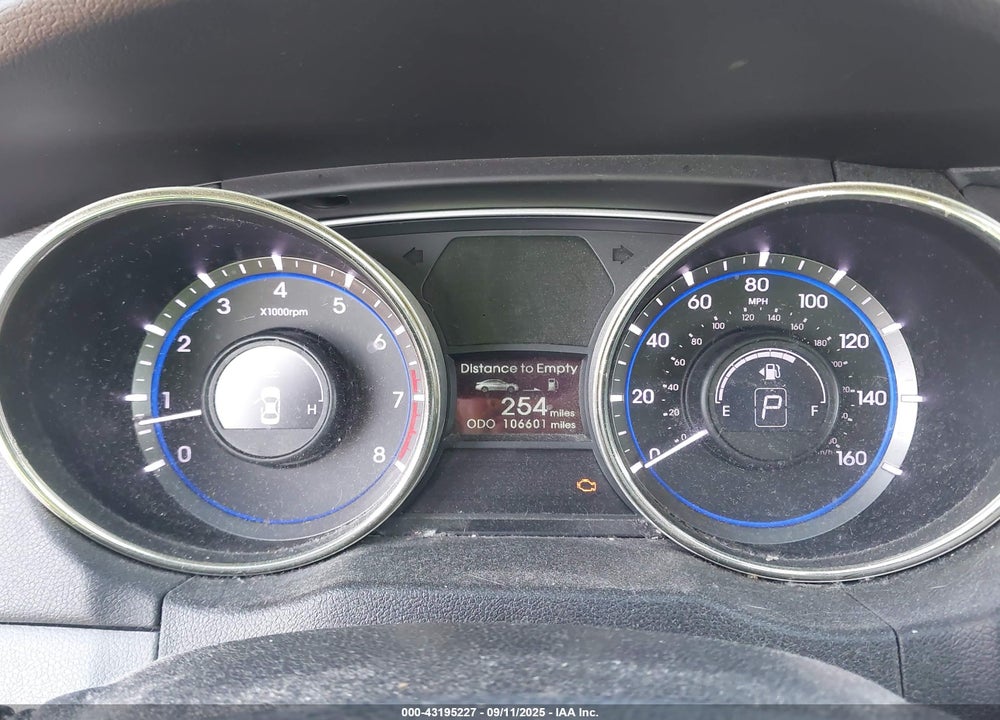 2013 HYUNDAI SONATA VIN: 5NPEB4AC6DH662397