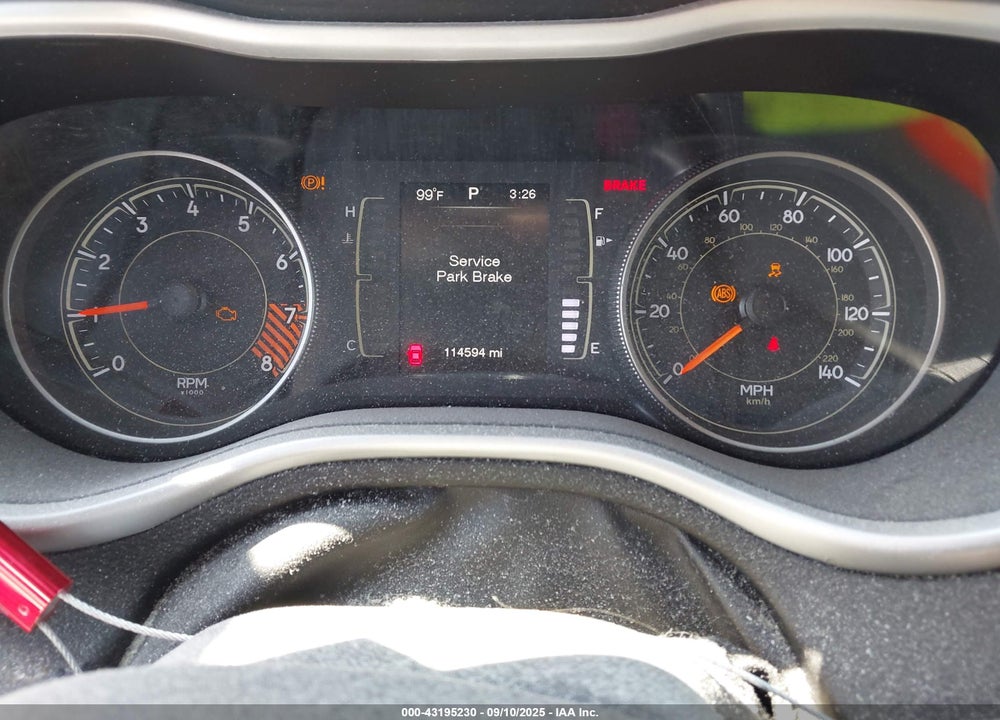 2015 JEEP CHEROKEE LATITUDE VIN: 1C4PJLCS3FW584779