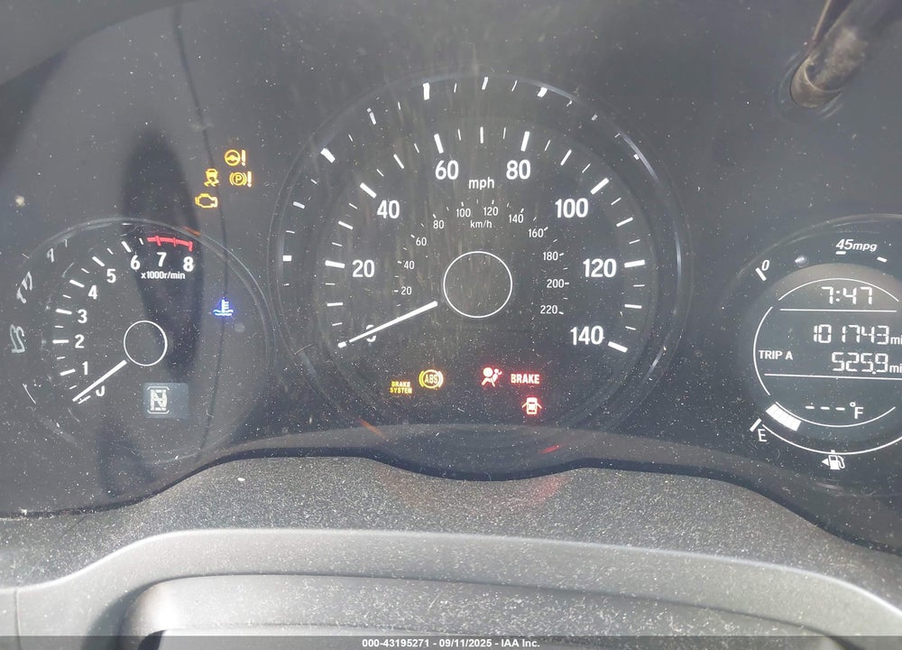 2016 HONDA HR-V VIN: 3CZRU5H73GM723076