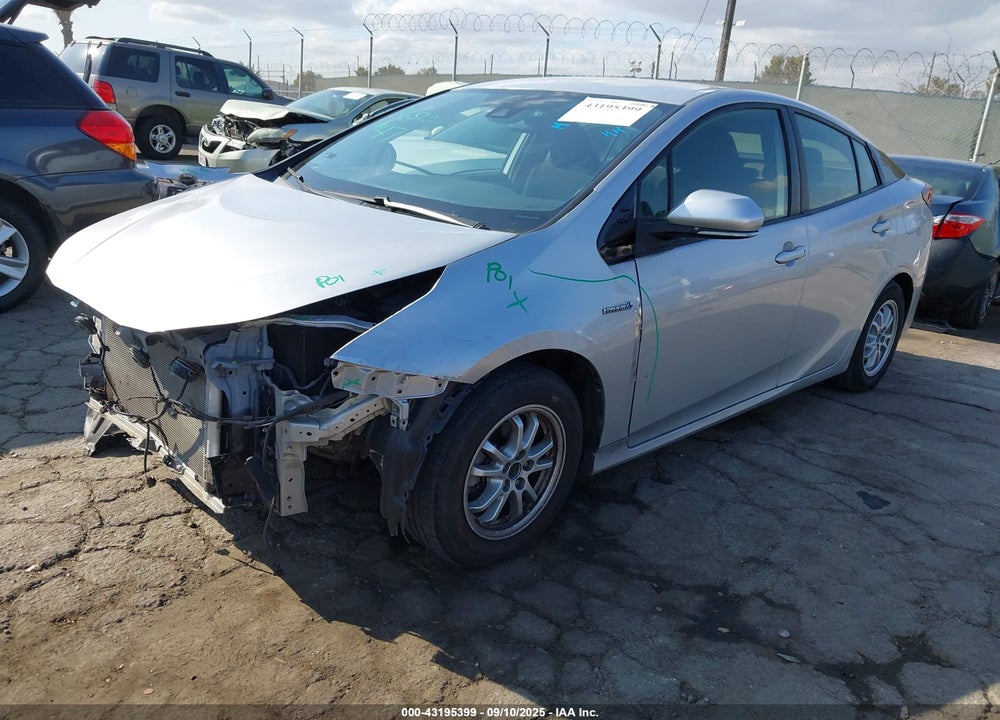 2019 TOYOTA PRIUS VIN: JTDKARFU0K3082818