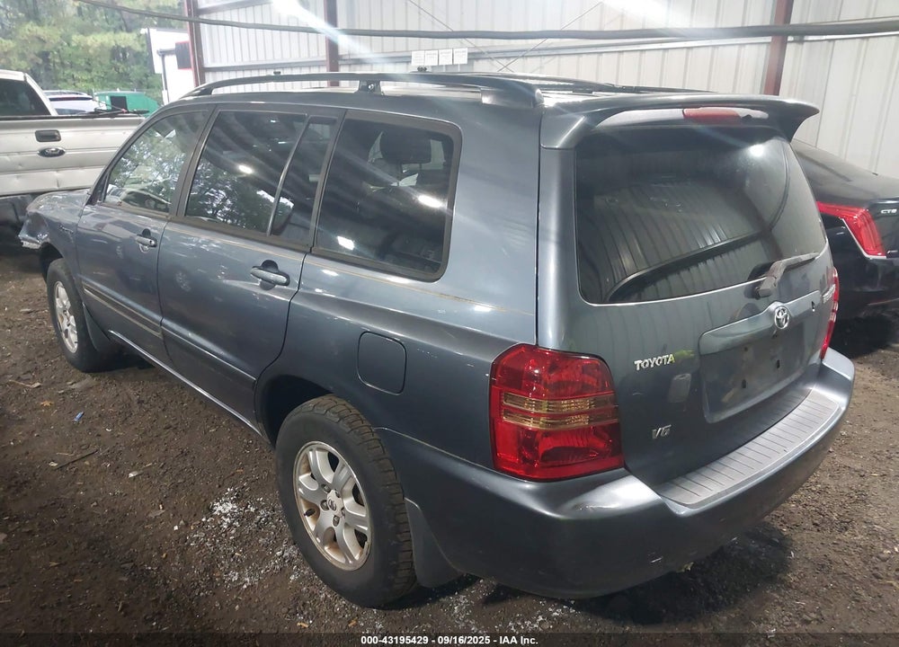 2002 TOYOTA HIGHLANDER VIN: JTEGF21A720062395