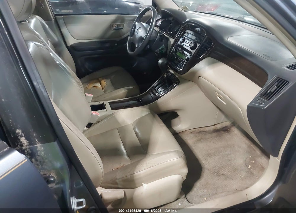 2002 TOYOTA HIGHLANDER VIN: JTEGF21A720062395