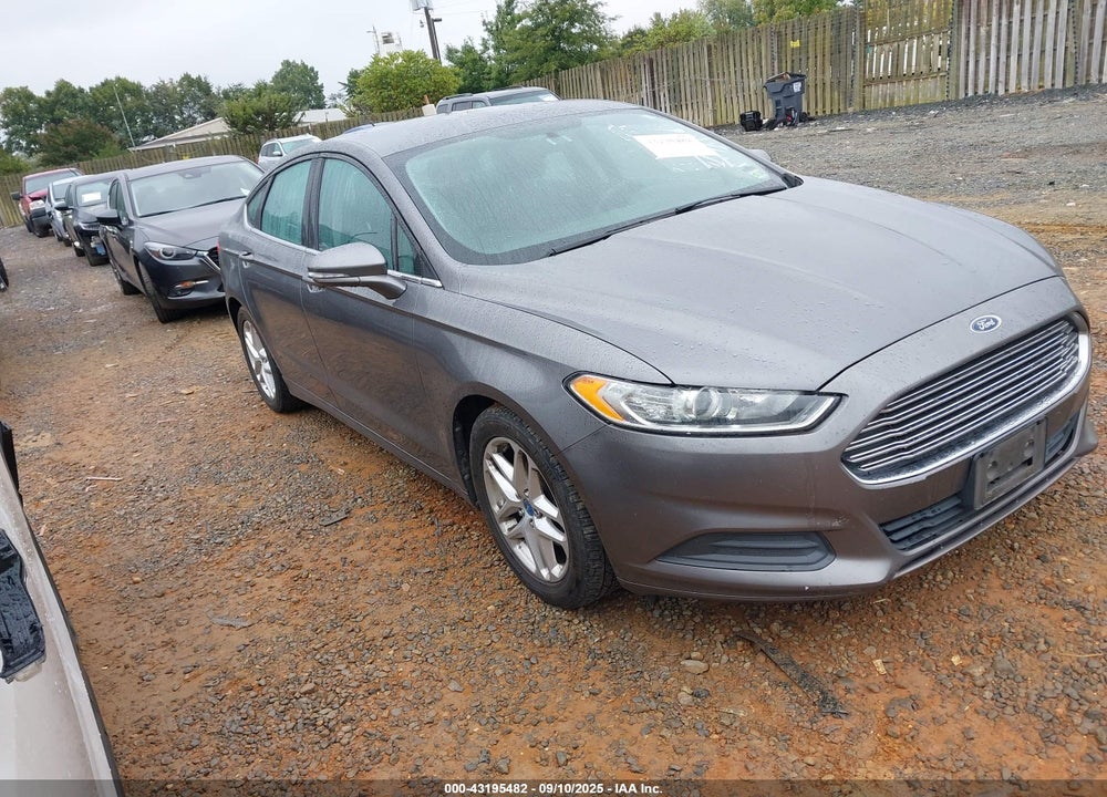2013 FORD FUSION SE VIN: 3FA6P0H72DR165387