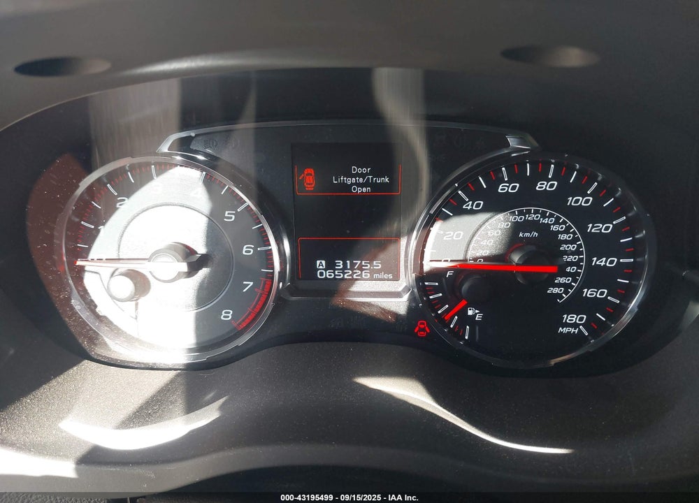 2018 SUBARU WRX VIN: JF1VA1C67J9833001