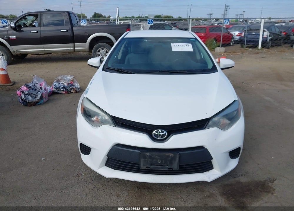 2014 TOYOTA COROLLA VIN: 5YFBURHE1EP116595