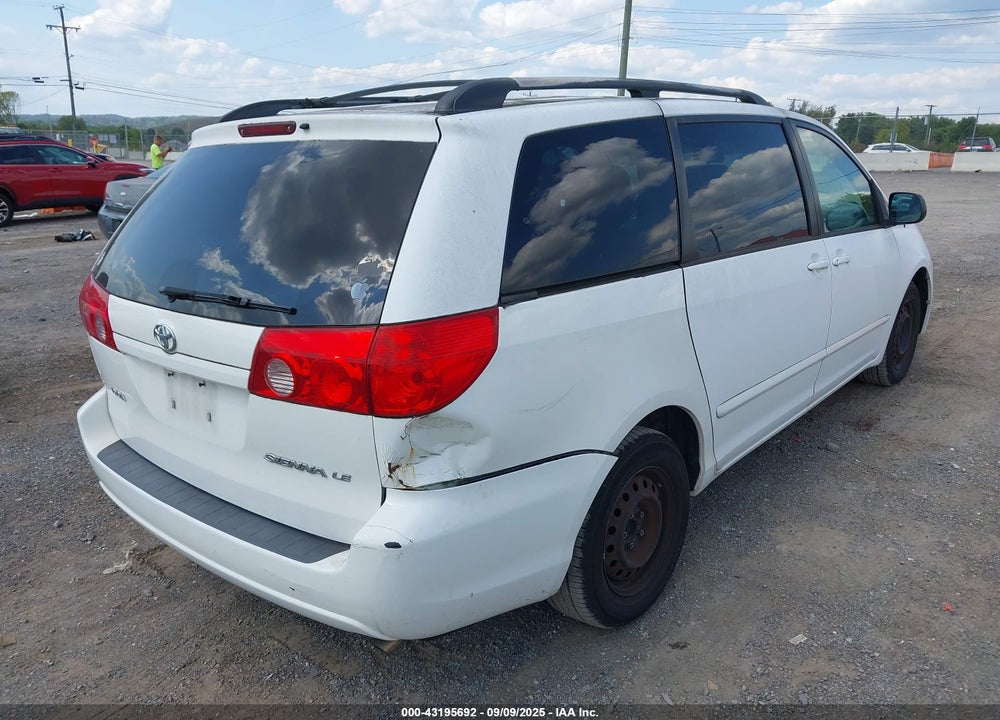 2009 TOYOTA SIENNA LE VIN: 5TDZK23C49S252699