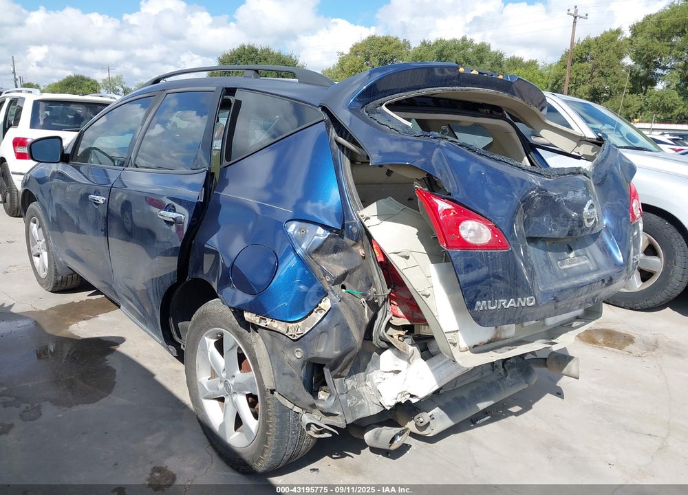 2010 NISSAN MURANO VIN: JN8AZ1MU5AW002102
