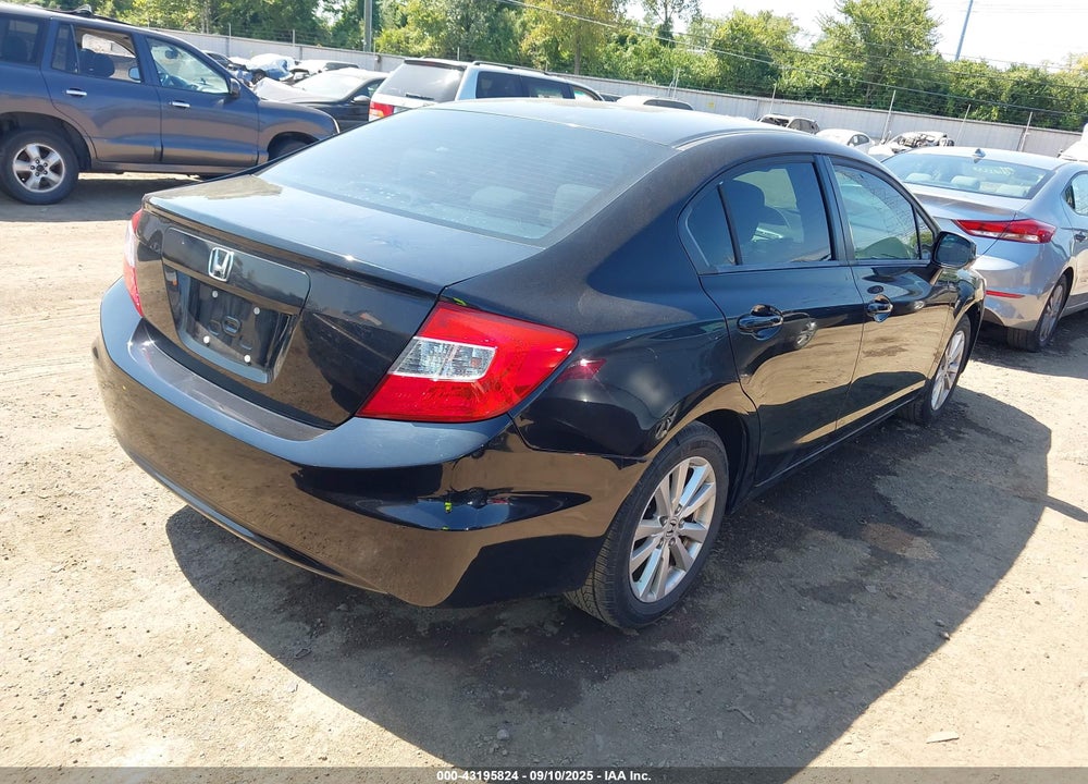 2012 HONDA CIVIC EX VIN: 19XFB2F81CE002624