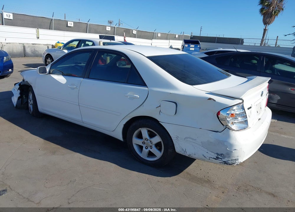 2004 TOYOTA CAMRY SE VIN: 4T1BE32K44U379542