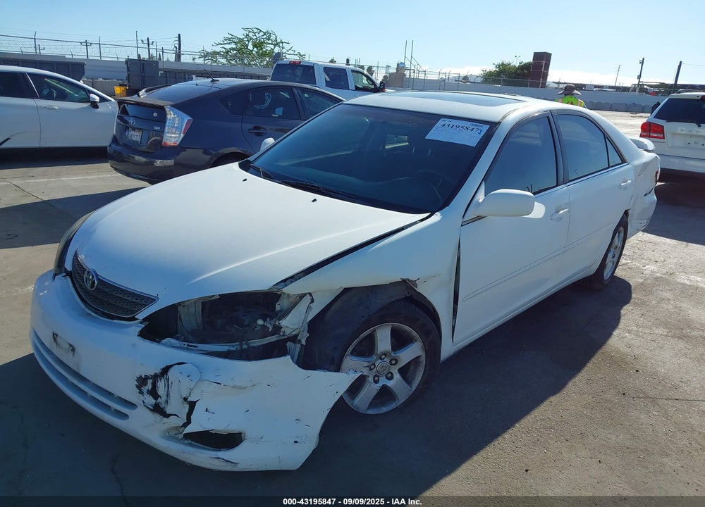 2004 TOYOTA CAMRY SE VIN: 4T1BE32K44U379542