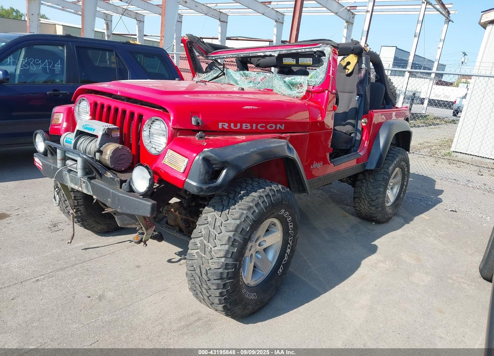 2003 JEEP WRANGLER RUBICON VIN: 1J4FA69S63P343819