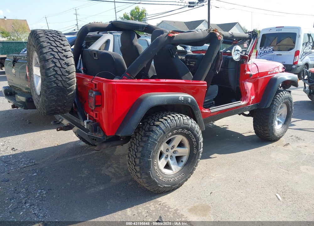 2003 JEEP WRANGLER RUBICON VIN: 1J4FA69S63P343819