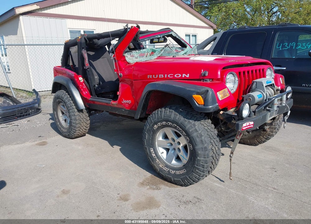 2003 JEEP WRANGLER RUBICON VIN: 1J4FA69S63P343819
