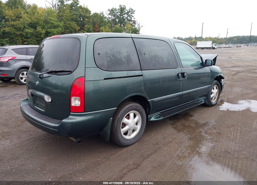 2002 NISSAN QUEST GXE VIN: 4N2ZN15T42D819118