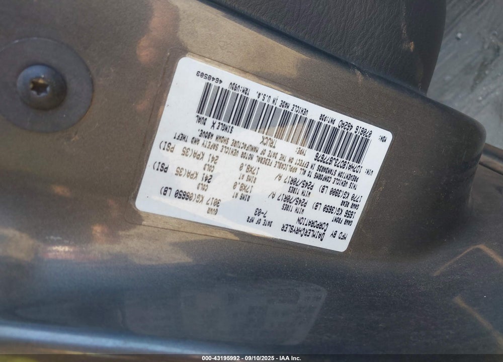2003 DODGE RAM 1500 VIN: 1D7HA18D73J677676