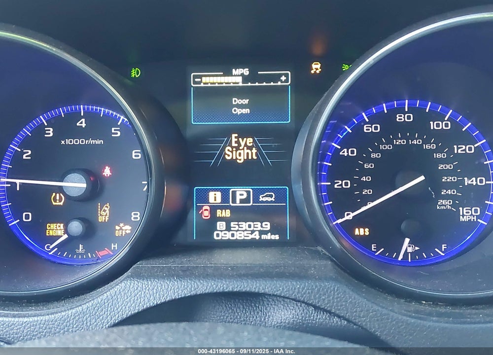 2017 SUBARU OUTBACK VIN: 4S4BSENC5H3316972