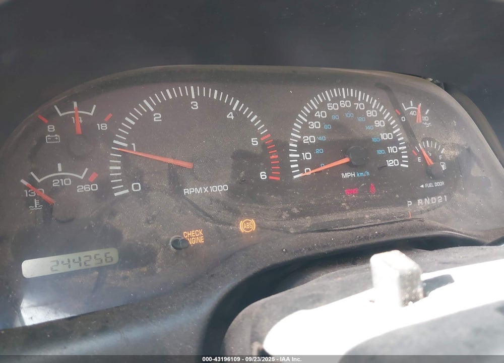 1998 DODGE RAM 1500 ST VIN: 3B7HC13Y9WG244848