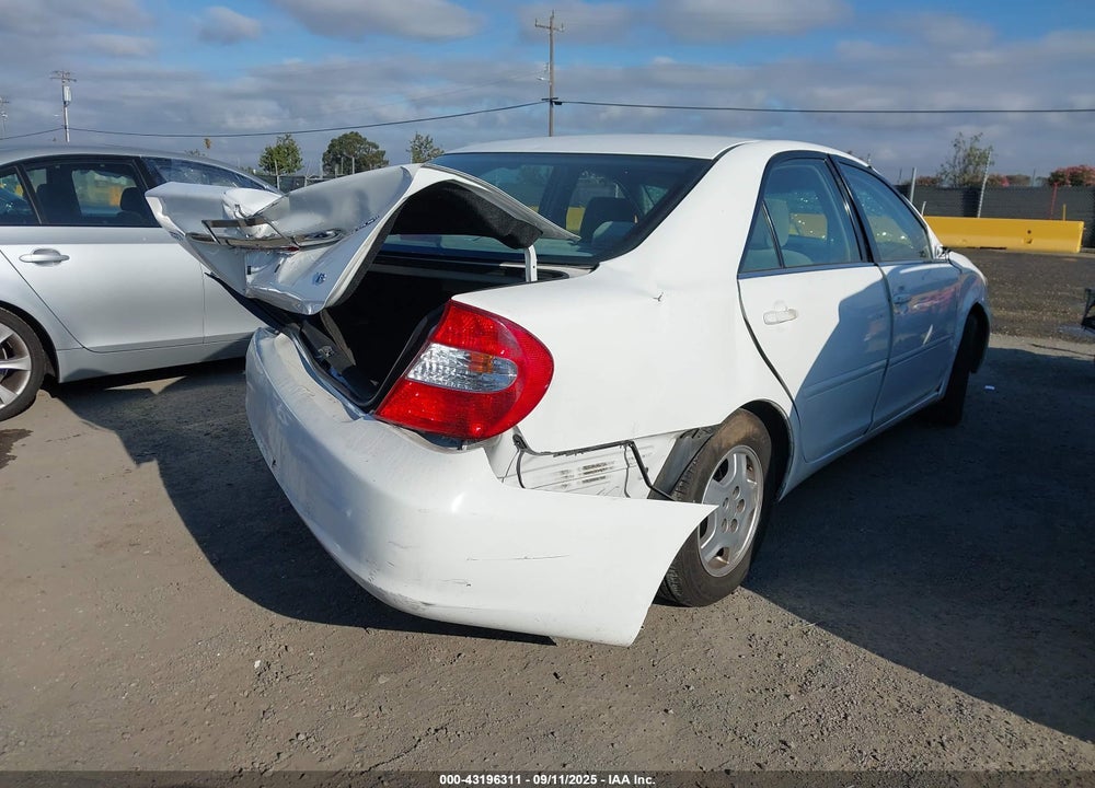 2002 TOYOTA CAMRY LE V6 VIN: 4T1BF30K72U023566