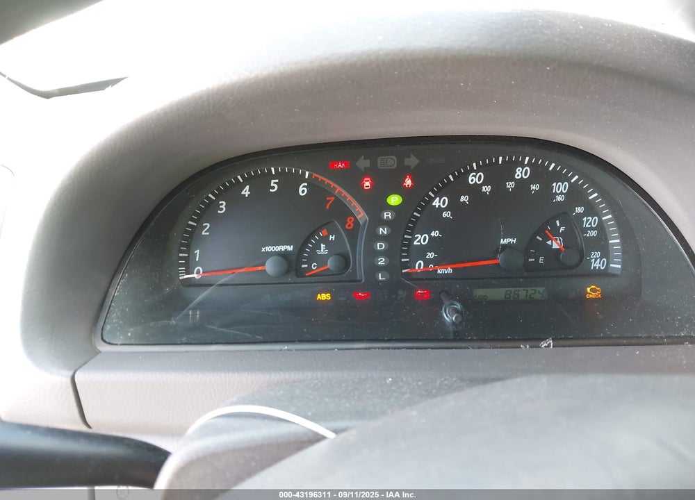 2002 TOYOTA CAMRY LE V6 VIN: 4T1BF30K72U023566