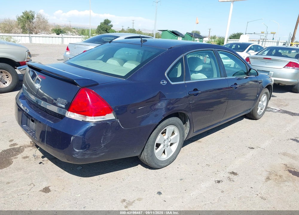 2008 CHEVROLET IMPALA LT VIN: 2G1WT58K789121333