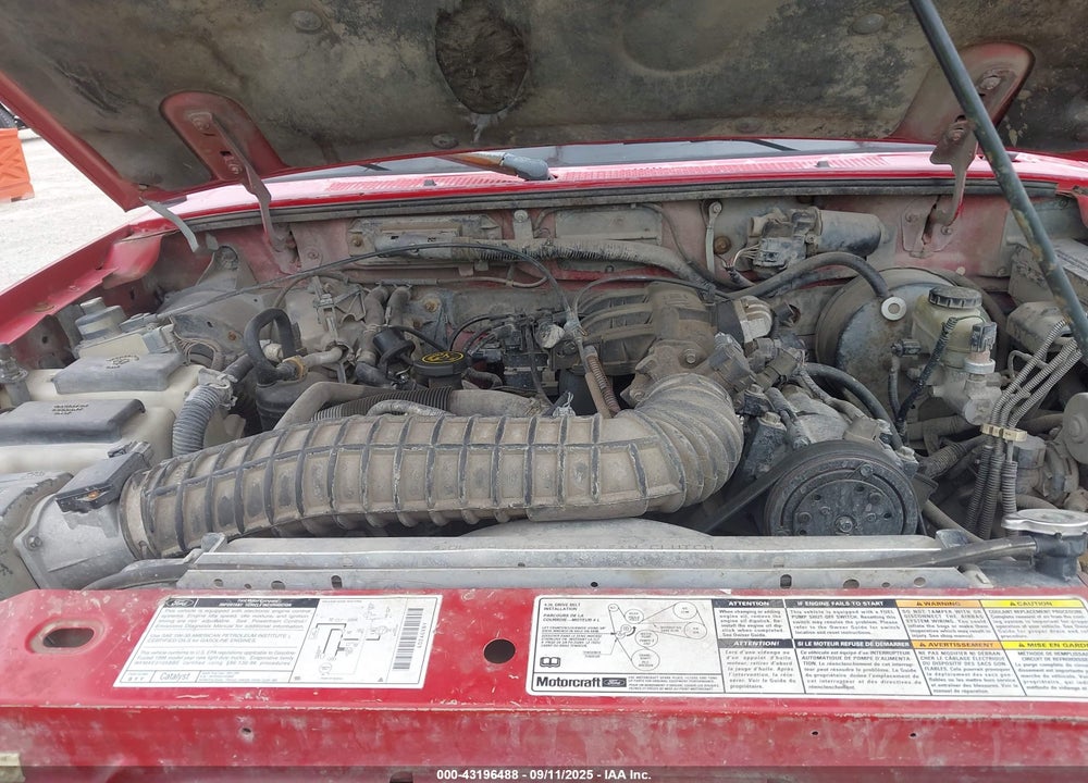 1998 FORD RANGER SPLASH/XL/XLT VIN: 1FTZR15X2WPB17474