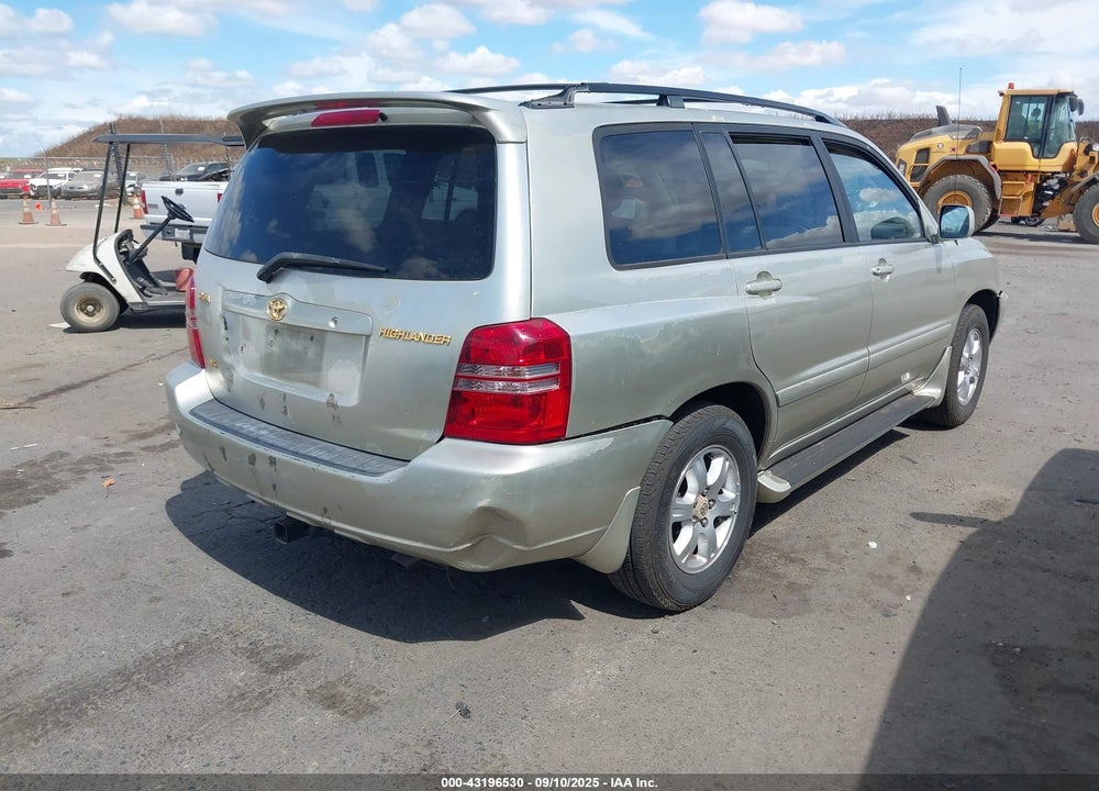 2003 TOYOTA HIGHLANDER V6 VIN: JTEGF21A530079004