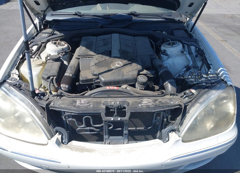 2005 MERCEDES-BENZ S 500 VIN: WDBNG75J95A443419