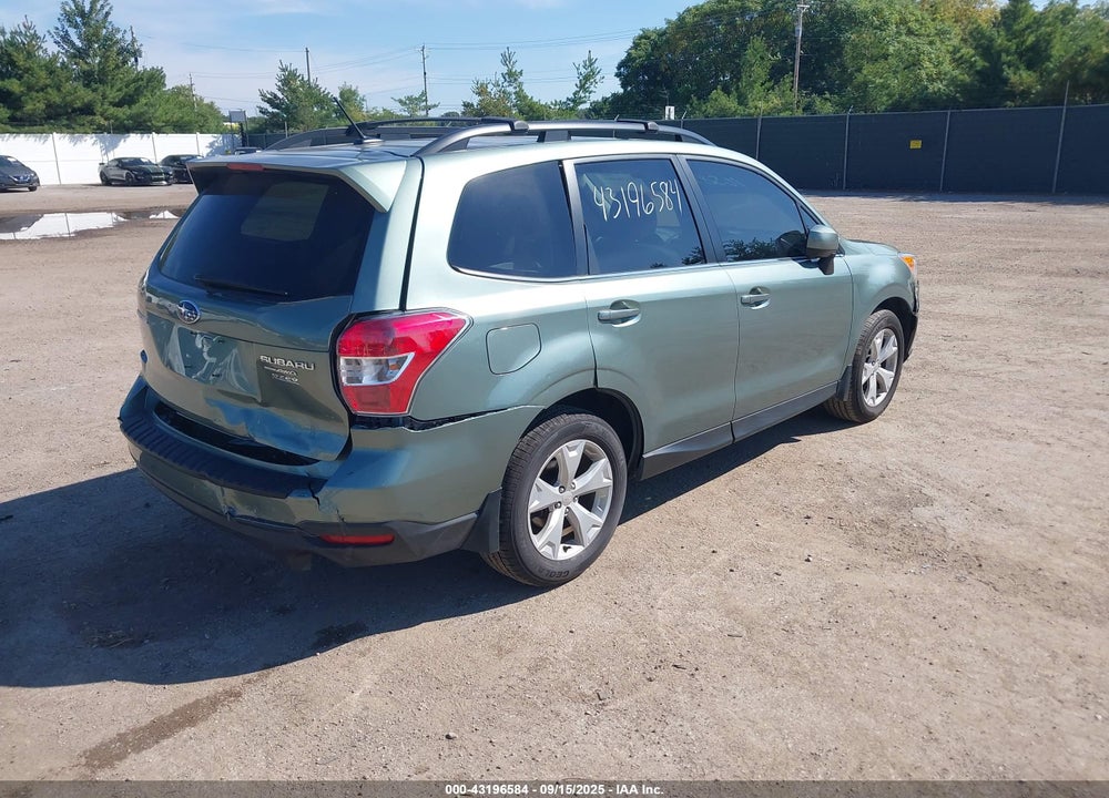 2015 SUBARU FORESTER VIN: JF2SJARC5FH833961
