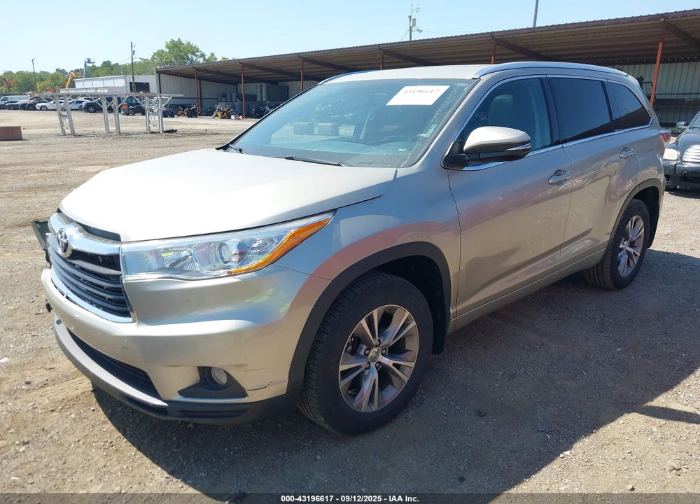 2015 TOYOTA HIGHLANDER VIN: 5TDJKRFH9FS099505