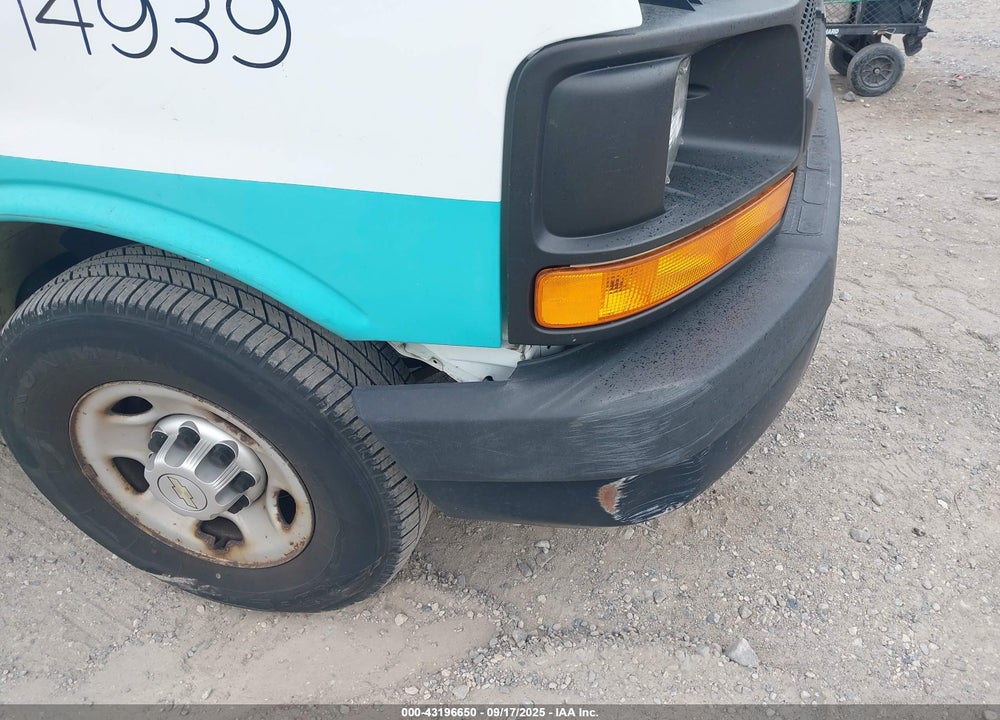 2012 CHEVROLET EXPRESS 2500 WORK VAN VIN: 1GCWGFCA7C1152224