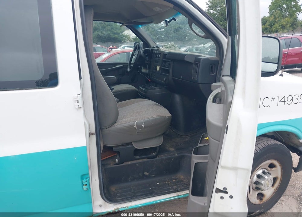 2012 CHEVROLET EXPRESS 2500 WORK VAN VIN: 1GCWGFCA7C1152224