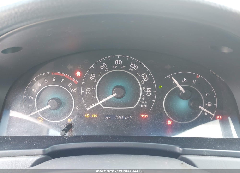 2007 TOYOTA CAMRY VIN: 4T1FA38P27U125431