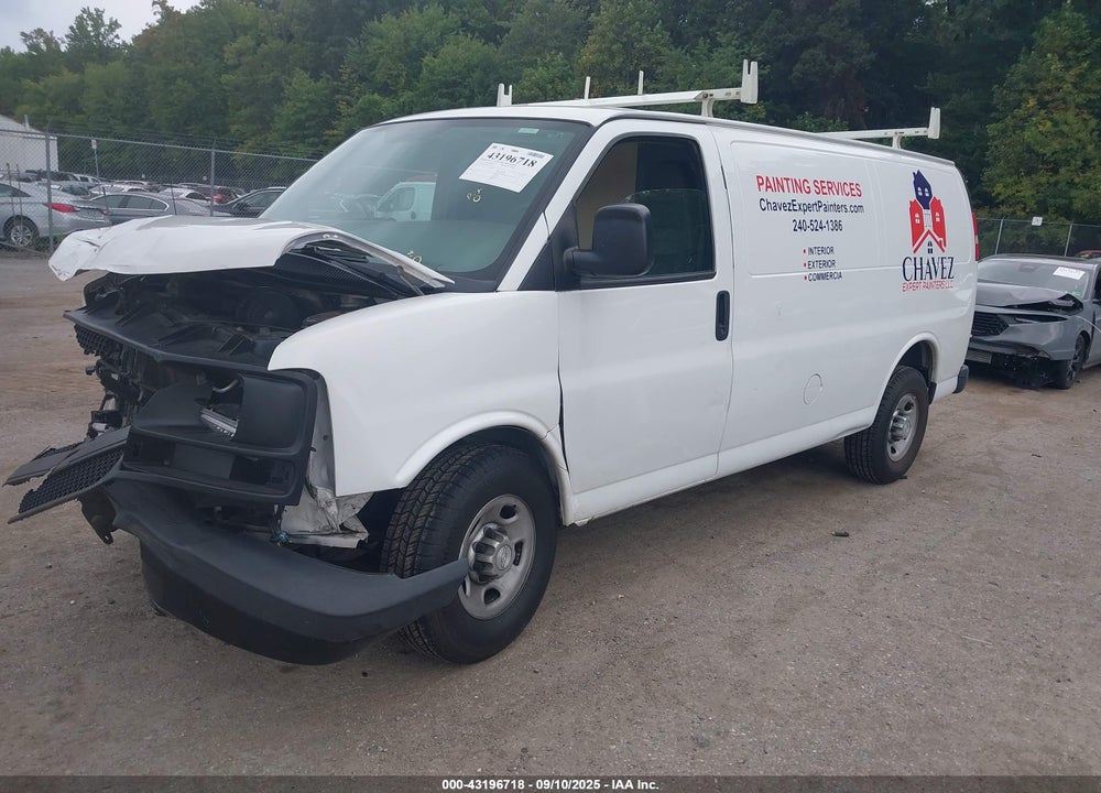 2017 CHEVROLET EXPRESS 2500 WORK VAN VIN: 1GCWGAFF9H1317207
