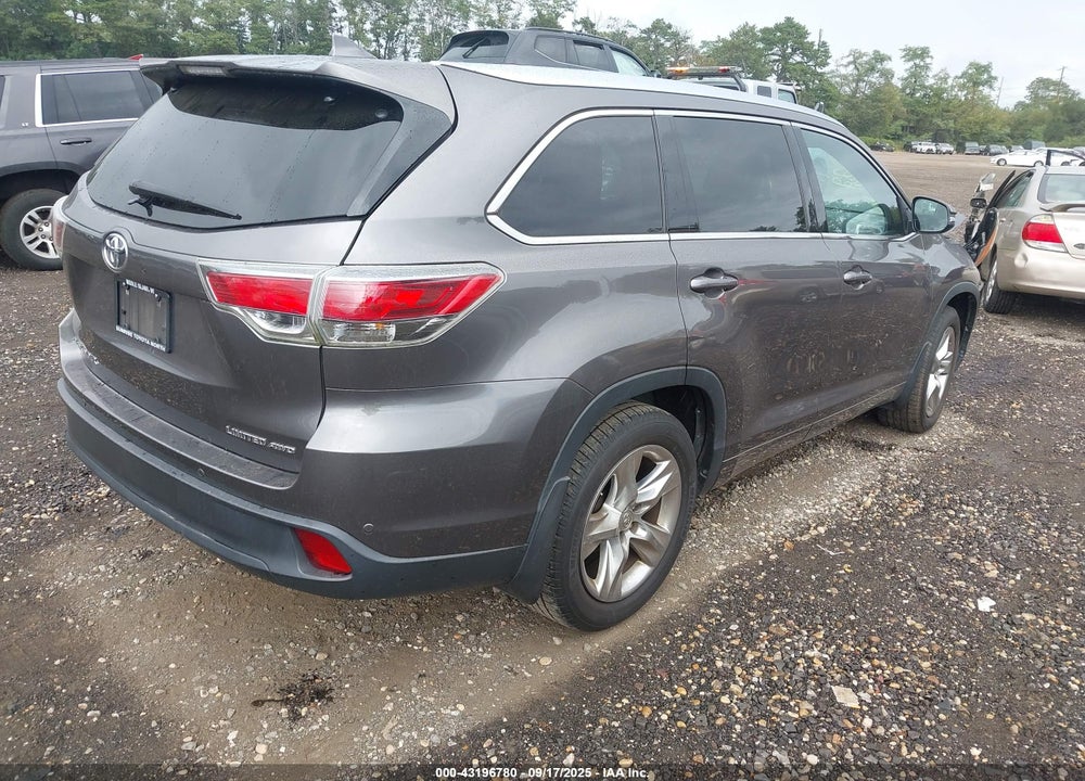 2015 TOYOTA HIGHLANDER VIN: 5TDDKRFH4FS166962