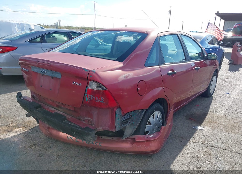 2005 FORD FOCUS ZX4 VIN: 1FAFP34N45W178727