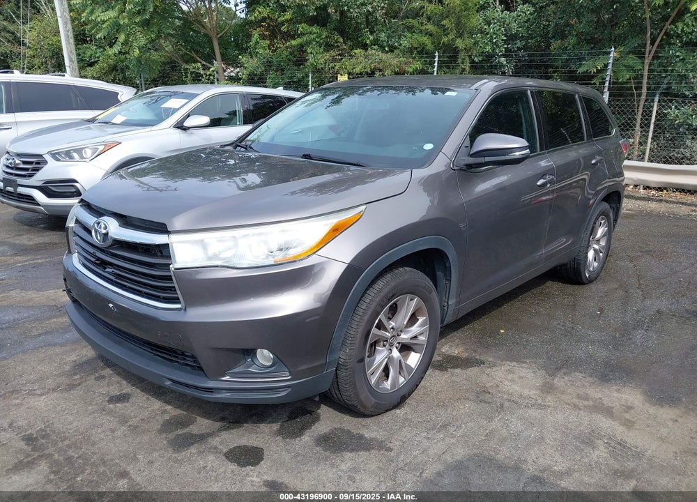2016 TOYOTA HIGHLANDER VIN: 5TDZKRFH5GS158733