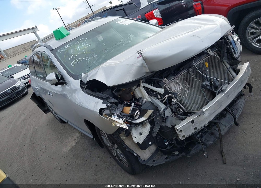 2019 NISSAN PATHFINDER S VIN: 5N1DR2MN0KC609918