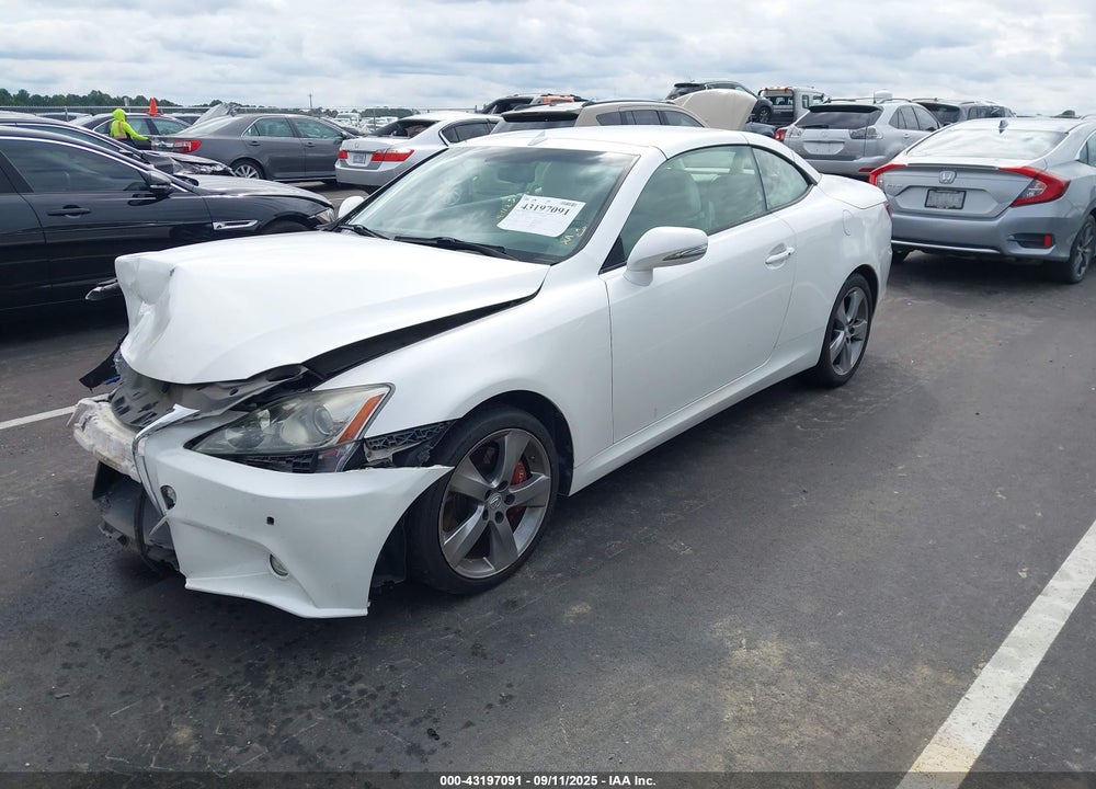 2010 LEXUS IS 250C VIN: JTHFF2C24A2507361