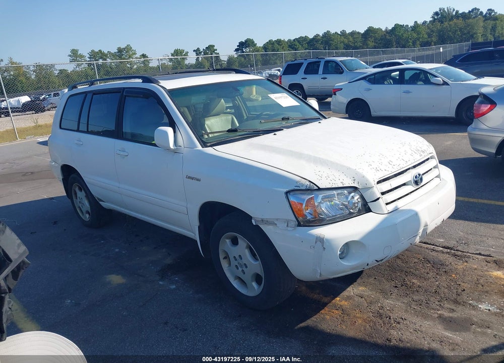 2005 TOYOTA HIGHLANDER LIMITED V6 VIN: JTEEP21A650123129