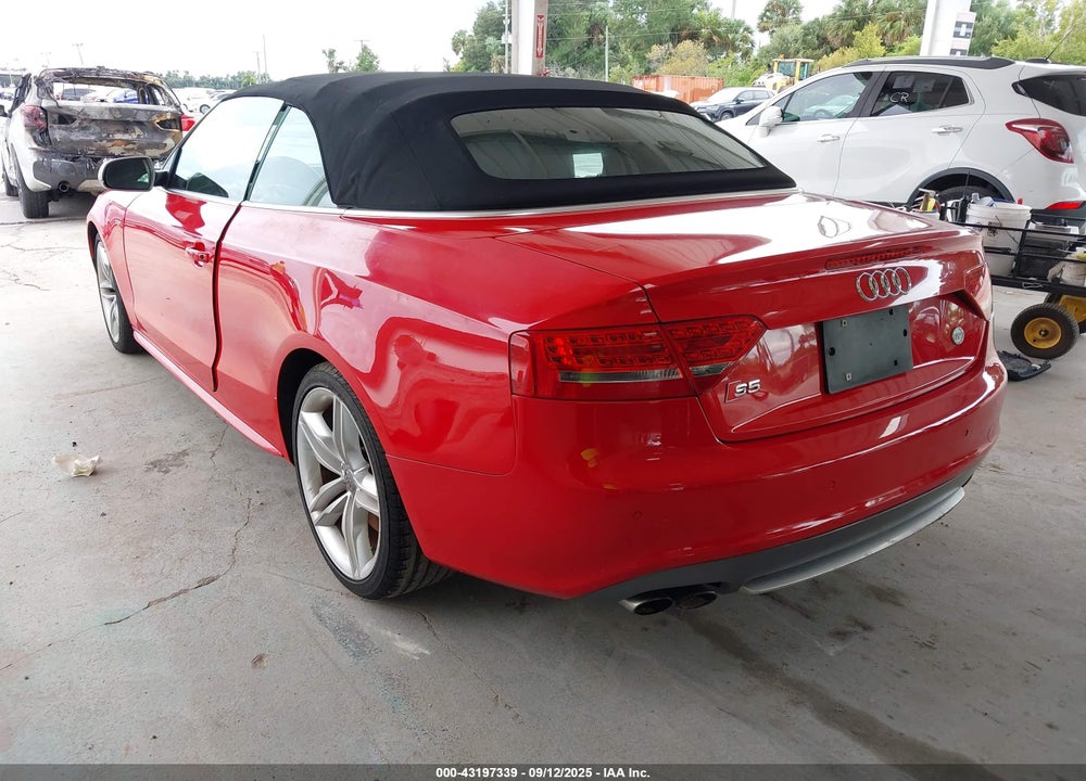 2011 AUDI S5 VIN: WAUVGAFH0BN005996