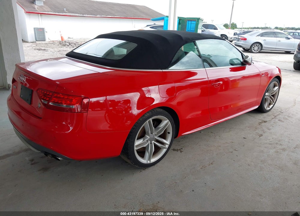 2011 AUDI S5 VIN: WAUVGAFH0BN005996