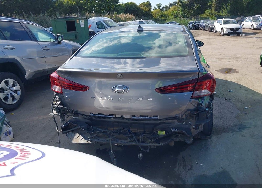 2019 HYUNDAI ELANTRA VALUE EDITION VIN: KMHD84LFXKU878091