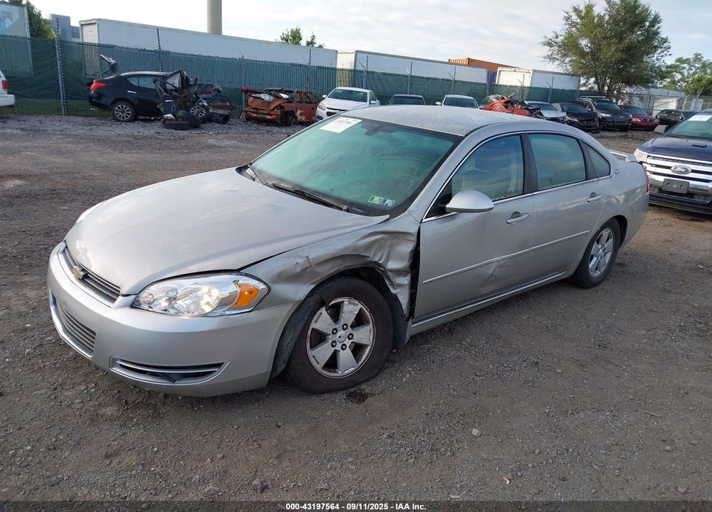 2008 CHEVROLET IMPALA LT VIN: 2G1WT58N789172714
