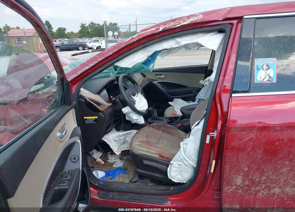 2016 HYUNDAI SANTA FE VIN: 5XYZT3LB6GG339993