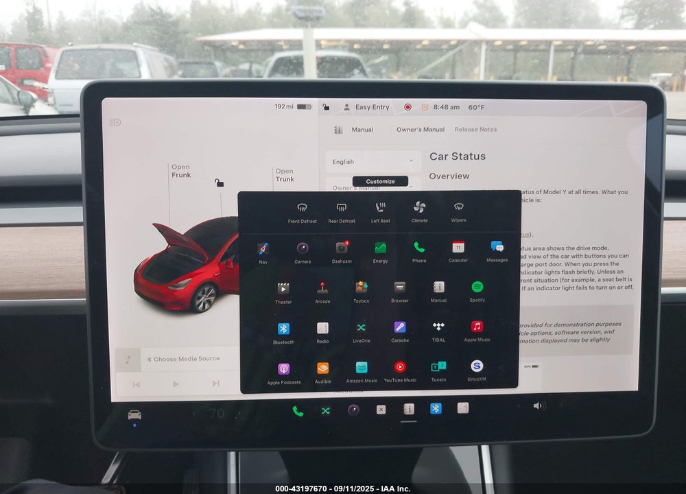 2021 TESLA MODEL Y VIN: 5YJYGDEE5MF079246