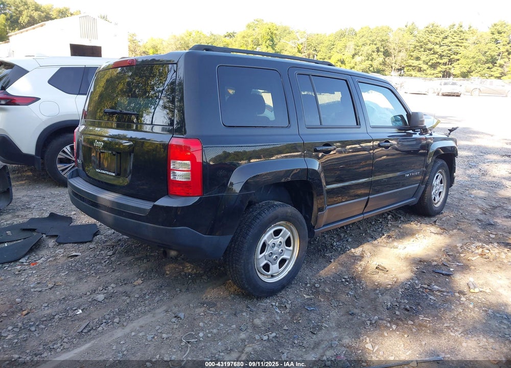 2016 JEEP PATRIOT VIN: 1C4NJRBBXGD767525